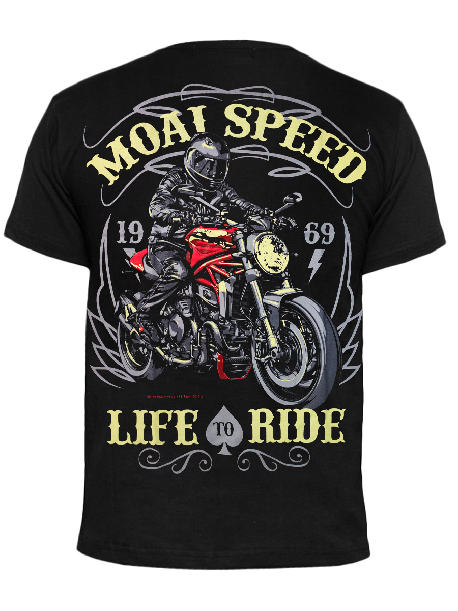 Футболка Moai Speed Life Ride - фото 1 - rockbunker.ru