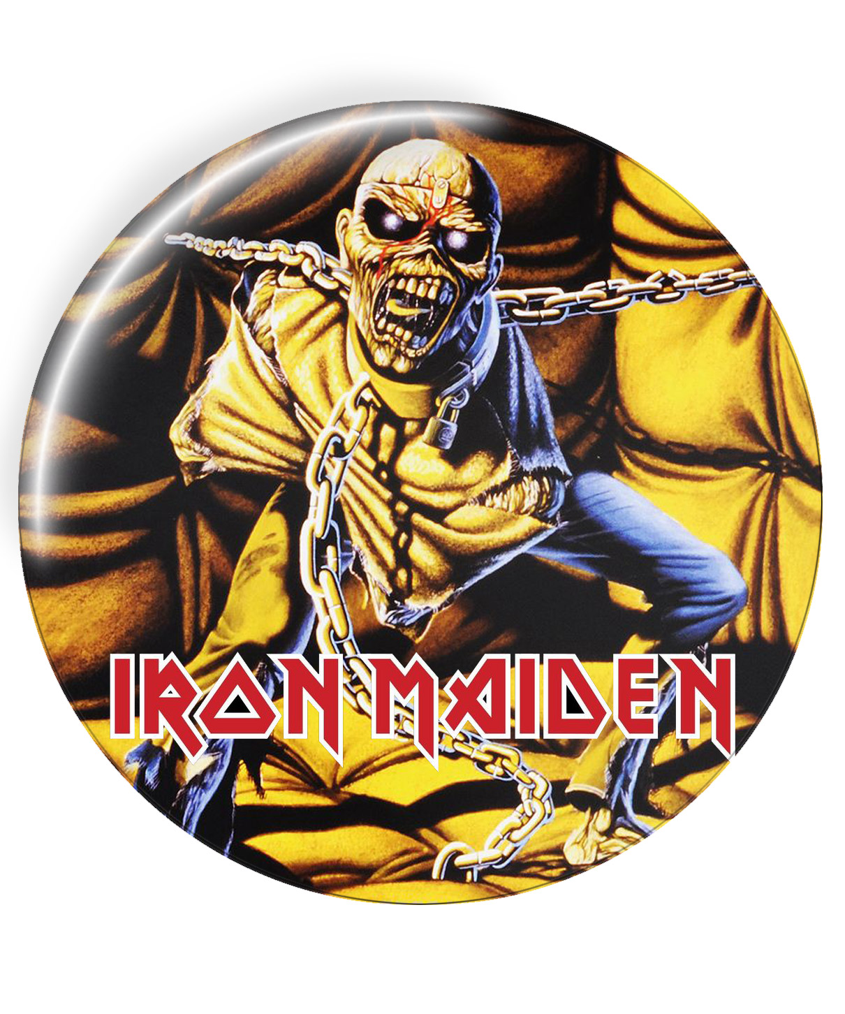 Значок RockMerch Iron Maiden - фото 1 - rockbunker.ru