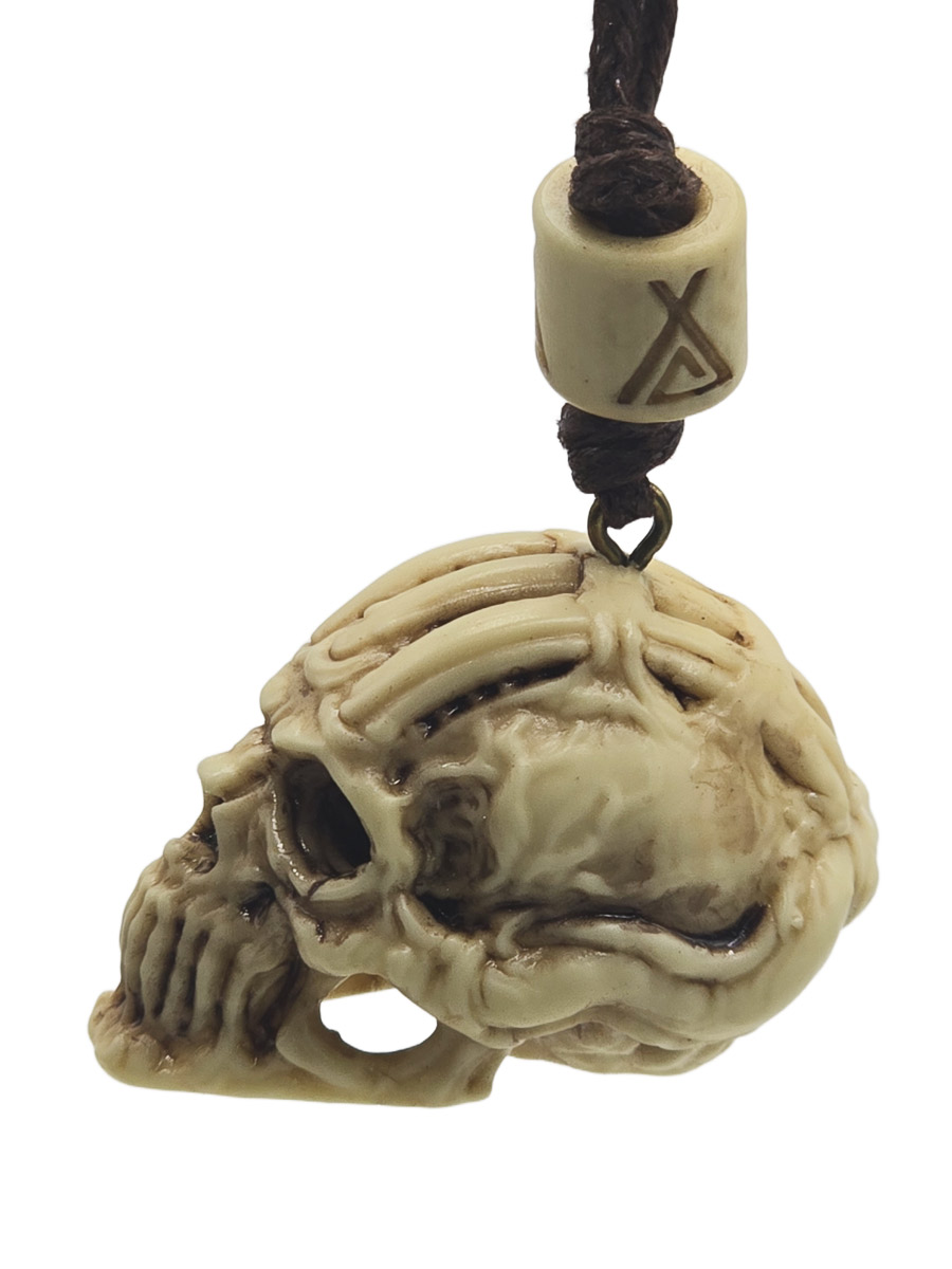 Кулон Череп Киборга - фото 2 - rockbunker.ru