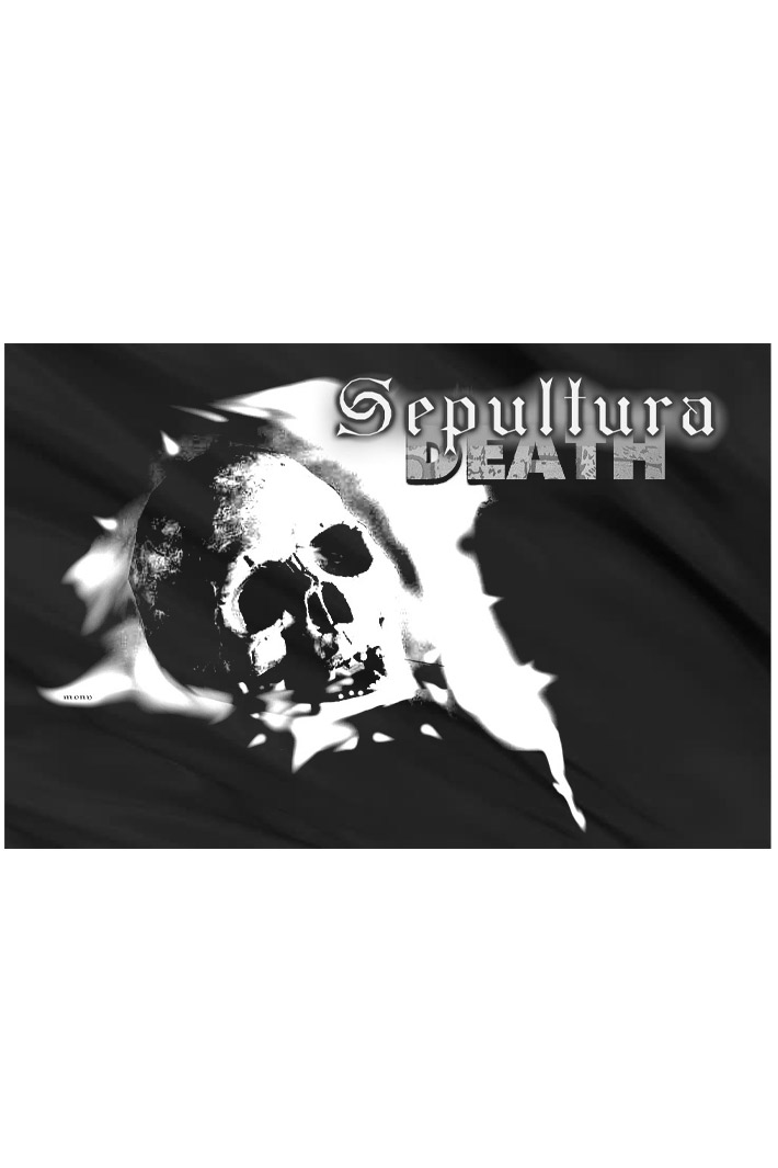 Флаг Sepultura Death - фото 2 - rockbunker.ru