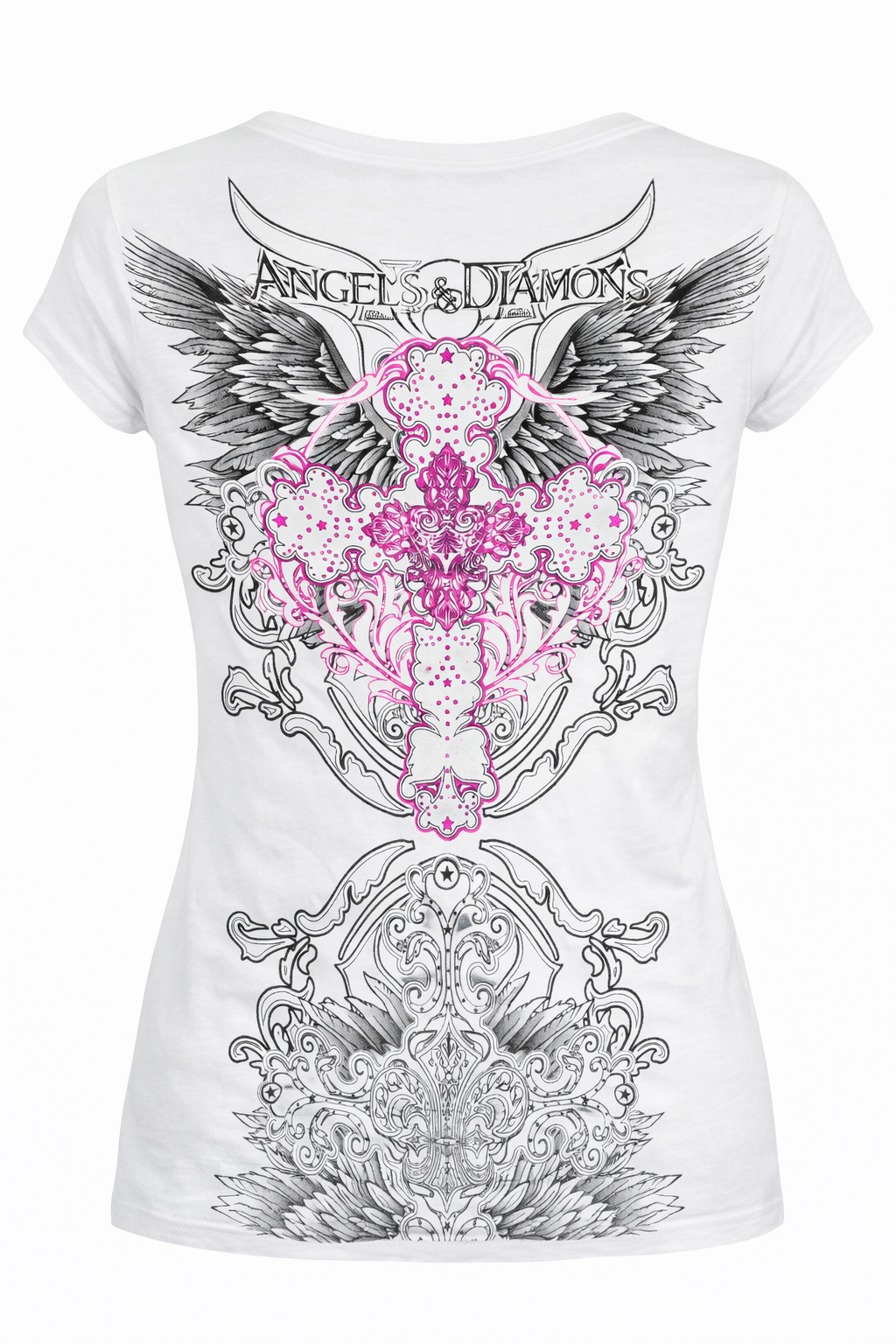 Футболка женская Xzavier AD263W-SE Throne Cross - фото 2 - rockbunker.ru