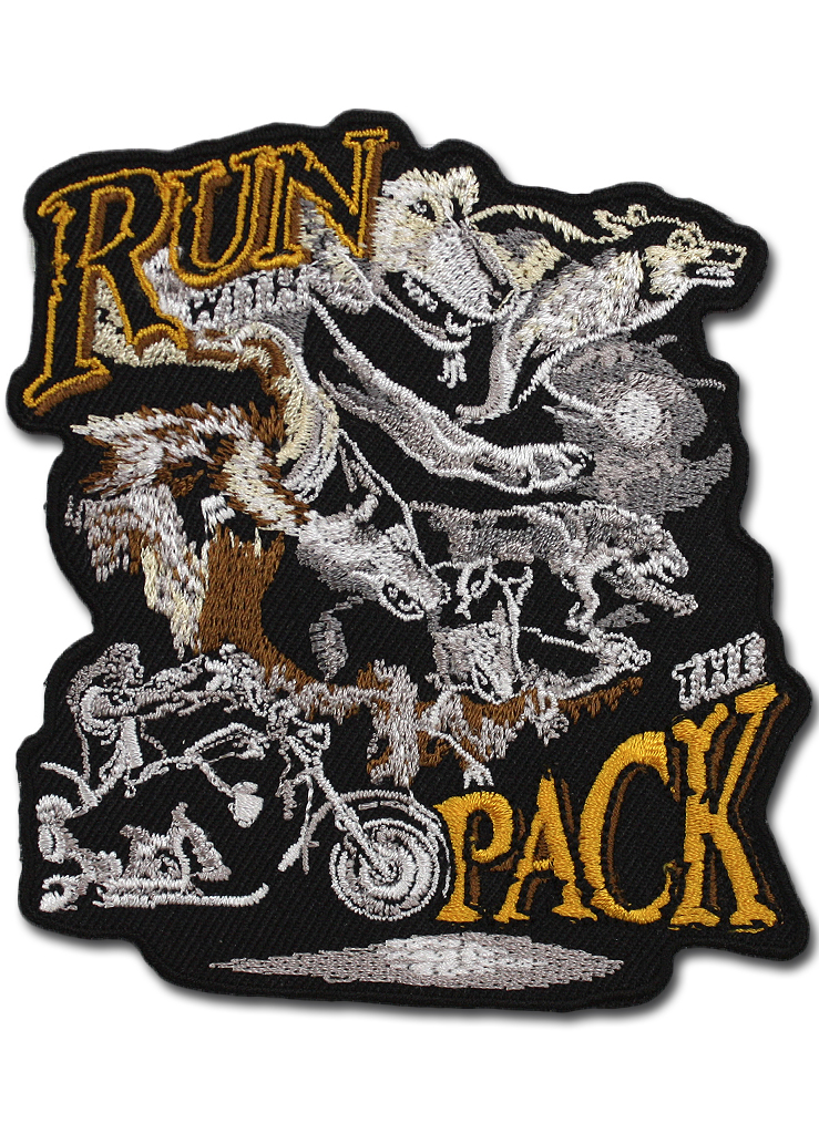 Термонашивка Run The Pack - фото 1 - rockbunker.ru