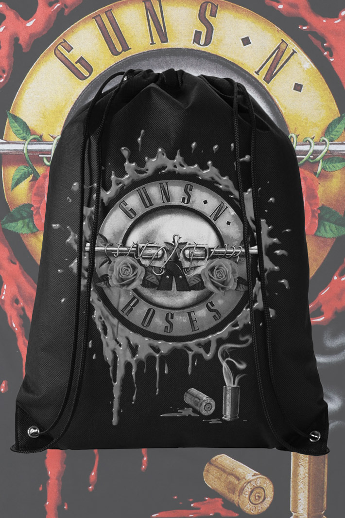 Мешок заплечный Guns N Roses - фото 2 - rockbunker.ru
