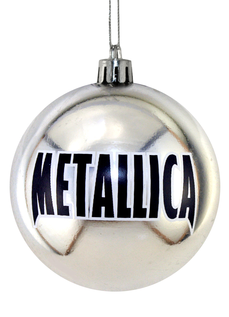 Елочный шар RockMerch Metallica - фото 1 - rockbunker.ru