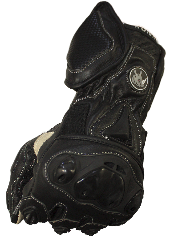 Мотоперчатки кожаные Rynox с защитой - фото 5 - rockbunker.ru