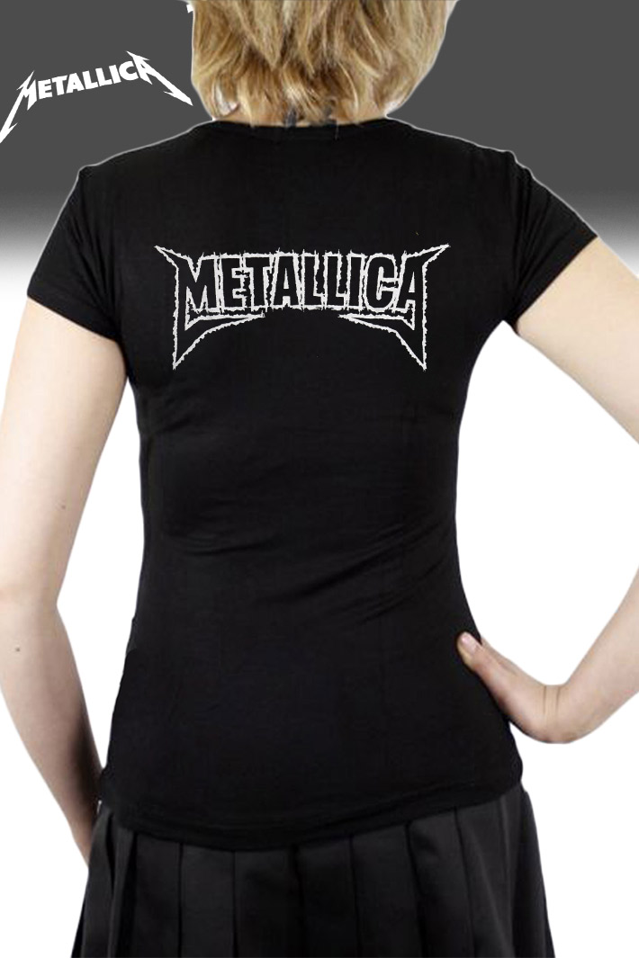 Футболка Rock Merch женская Metallica - фото 2 - rockbunker.ru