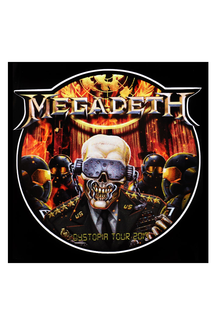 Наклейка-стикер Rock Merch Megadeth - фото 1 - rockbunker.ru