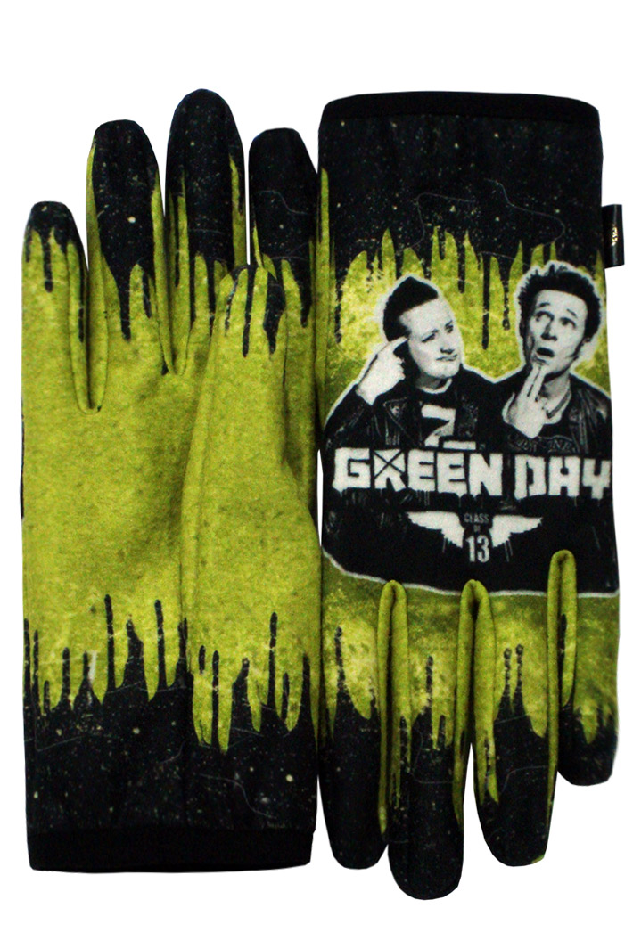 Перчатки Green Day - фото 1 - rockbunker.ru