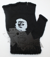 Перчатки без пальцев Ernesto Che Guevara теплые - фото 2 - rockbunker.ru