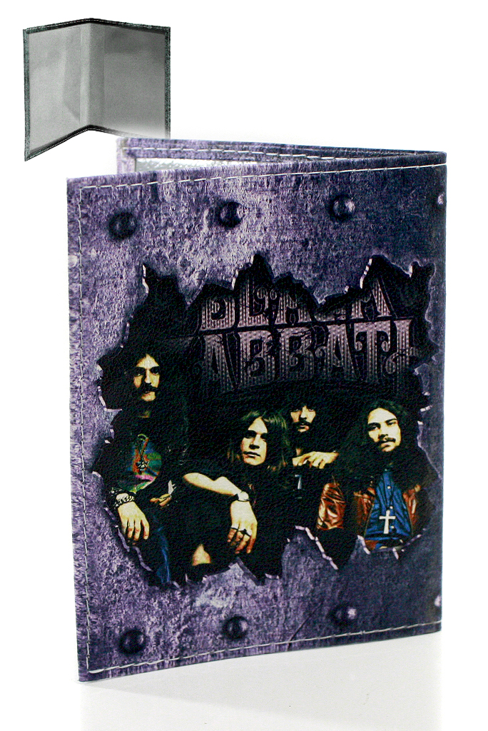 Обложка на паспорт RockMerch Black Sabbath - фото 2 - rockbunker.ru