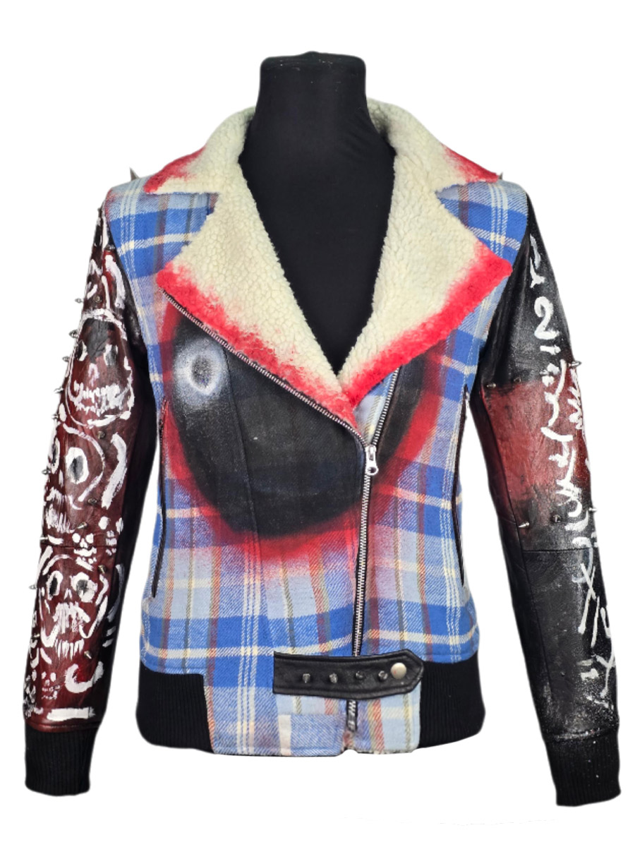 Косуха кастомная клетчатая Dead Man - фото 1 - rockbunker.ru