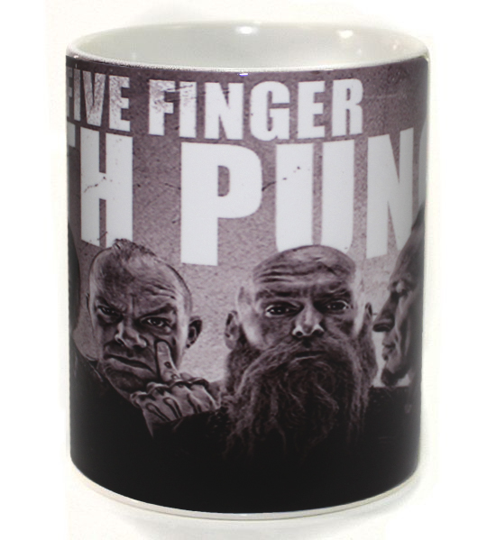 Кружка 5 Finger Death Punch - фото 1 - rockbunker.ru