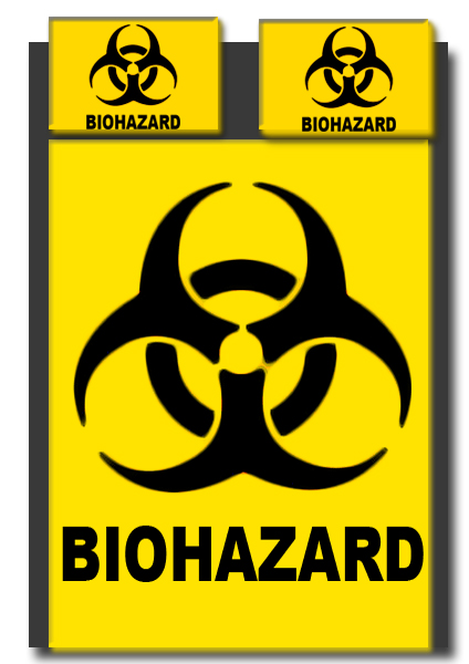 Постельное белье Biohazard - фото 1 - rockbunker.ru