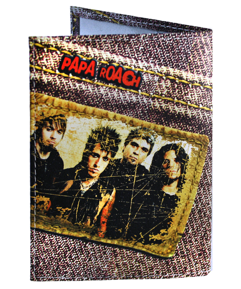Обложка на паспорт RockMerch Papa Roach - фото 2 - rockbunker.ru