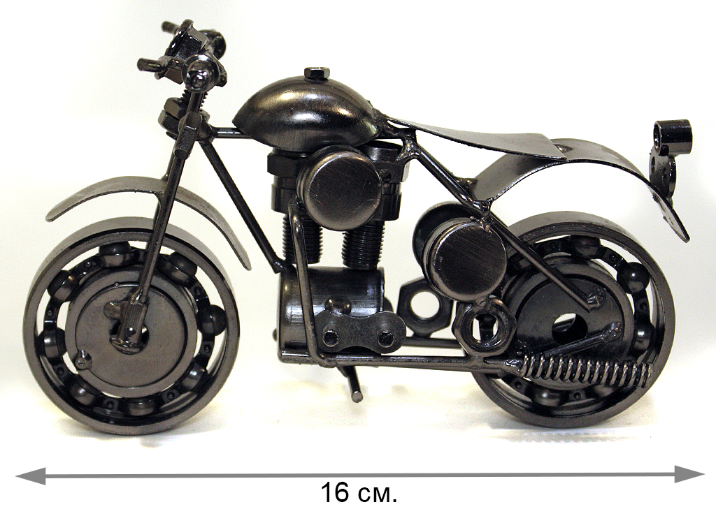 Сувенирная модель Мотоцикл ручной работы МРС027 - фото 4 - rockbunker.ru