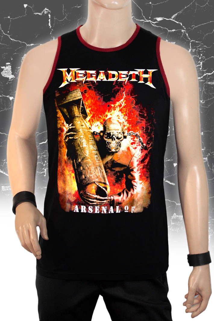 Майка RockMerch Megadeth - фото 1 - rockbunker.ru