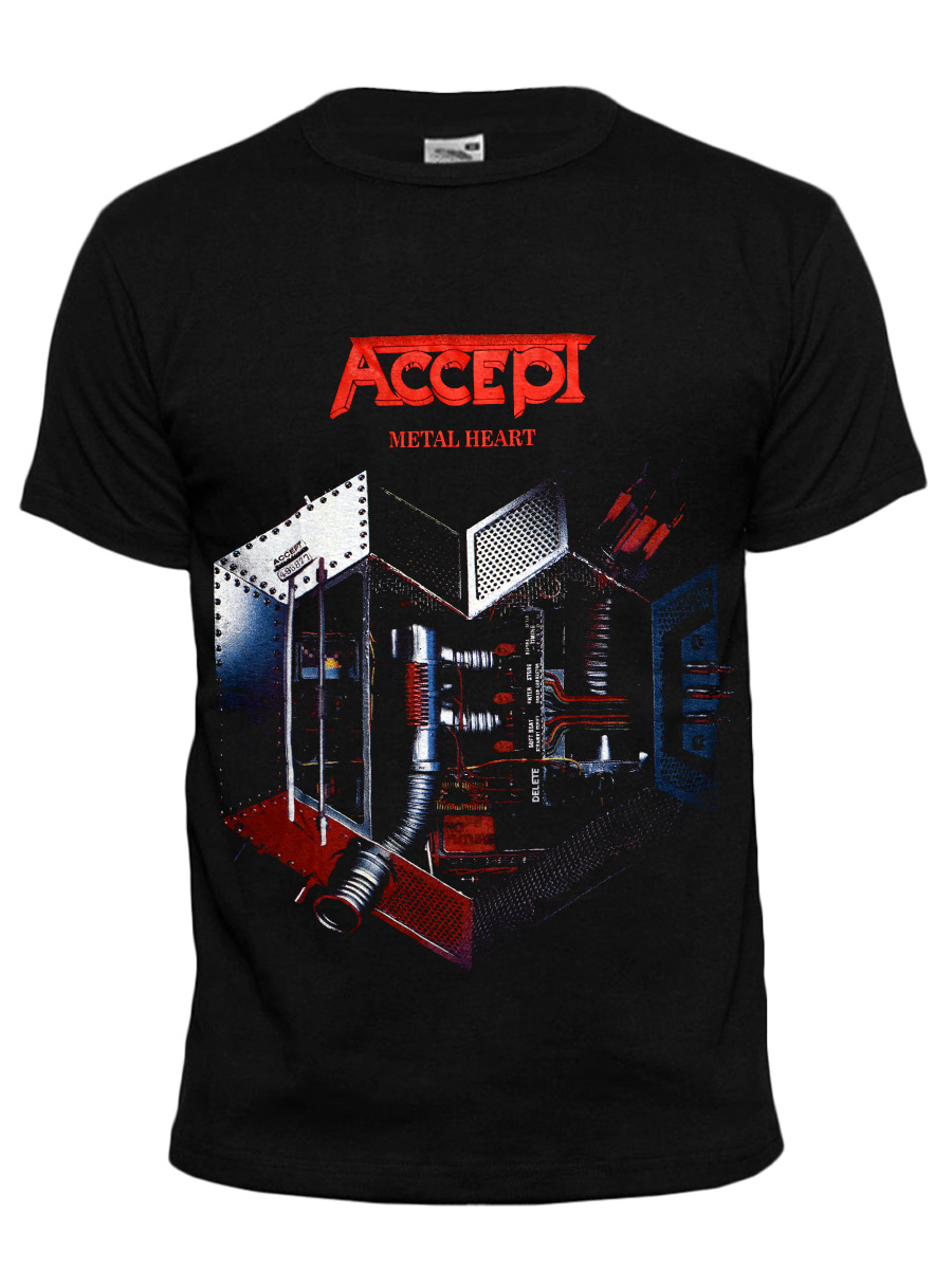 Футболка Accept Metal Heart - фото 1 - rockbunker.ru