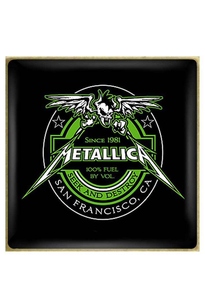 Значок RockMerch Metallica Since 1981 - фото 1 - rockbunker.ru