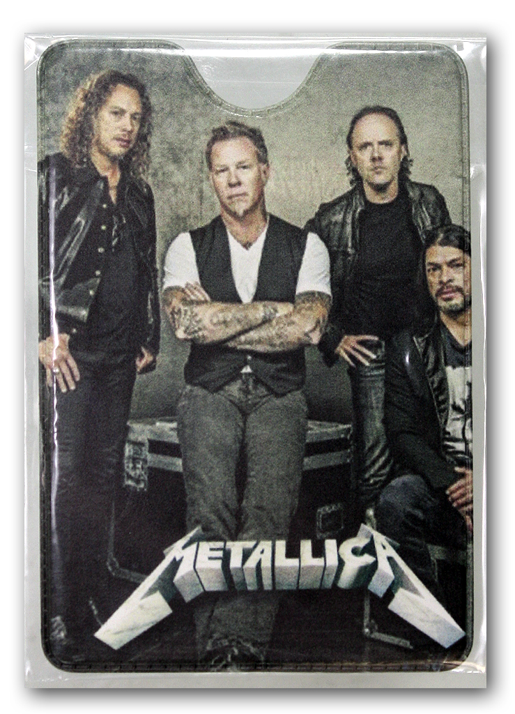 Обложка для проездного RockMerch Metallica - фото 2 - rockbunker.ru