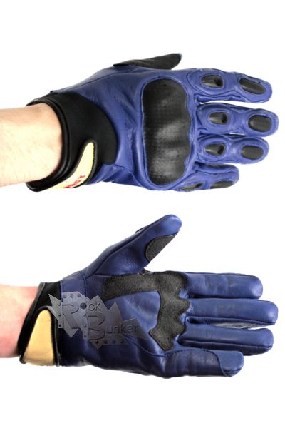Мотоперчатки кожаные First с защитой - фото 1 - rockbunker.ru