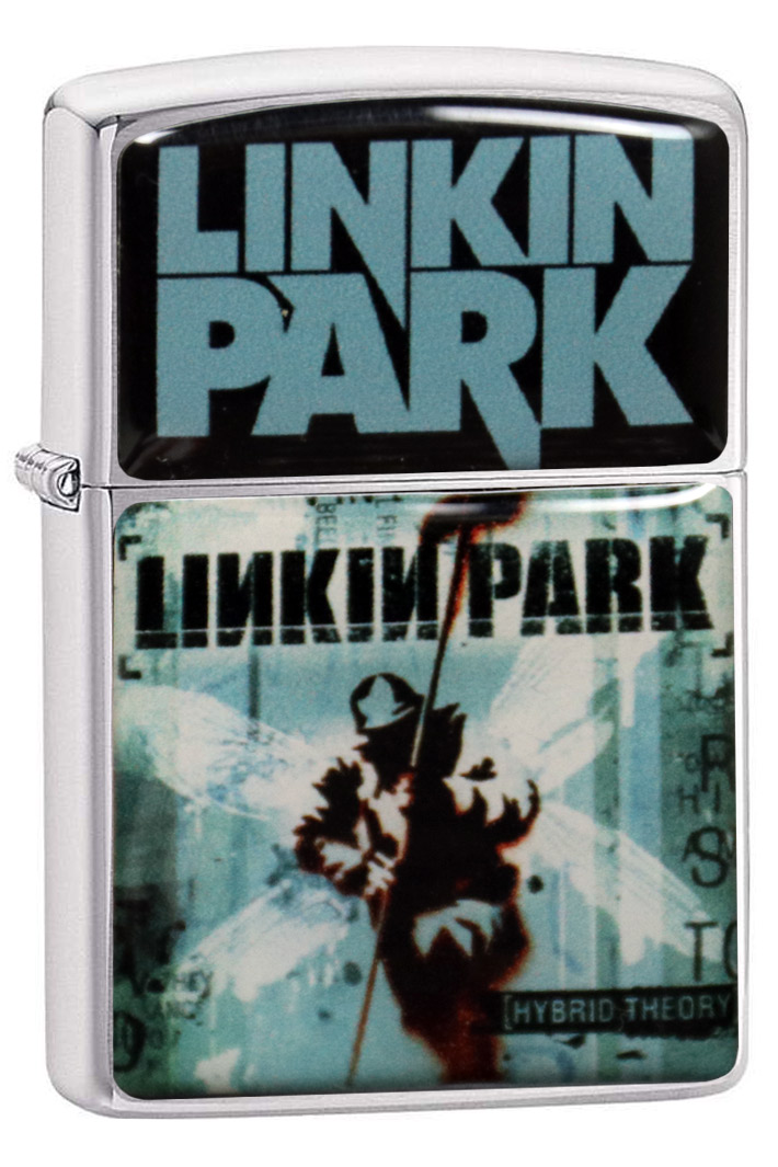 Зажигалка RockMerch Linkin Park Hybrid Theory - фото 1 - rockbunker.ru