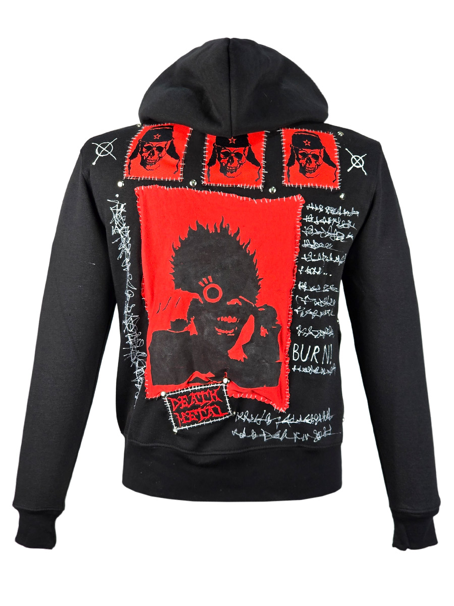 Толстовка кастомная Death - фото 2 - rockbunker.ru