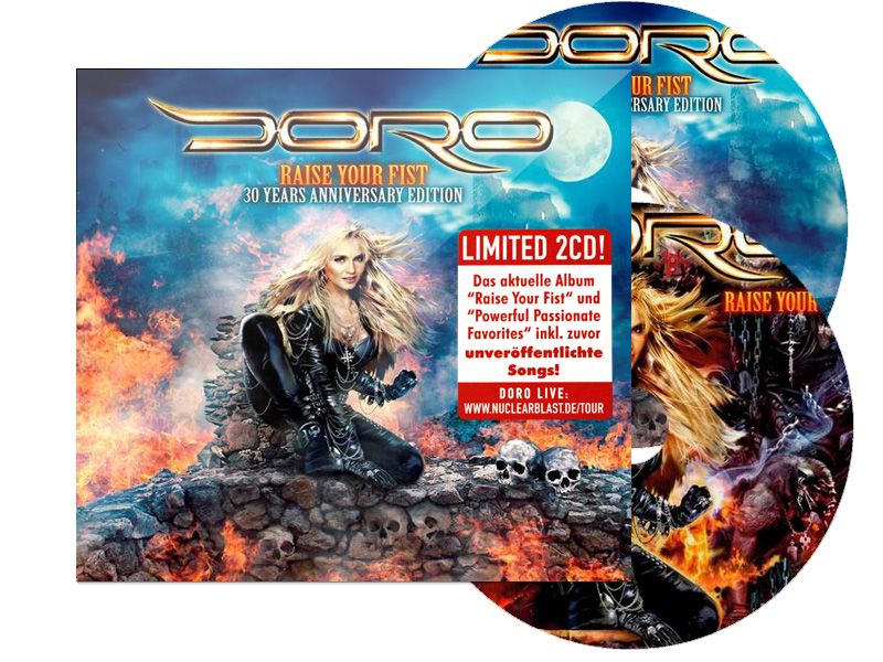 CD Диск Doro Raise Your Fist 30 Years Anniversary Edition - фото 1 - rockbunker.ru