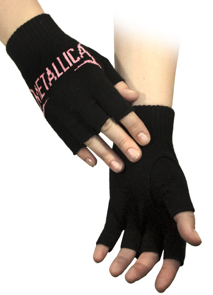 Перчатки без пальцев Metallica - фото 2 - rockbunker.ru