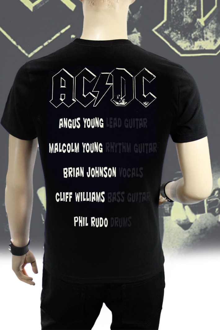 Футболка AC DC - фото 2 - rockbunker.ru