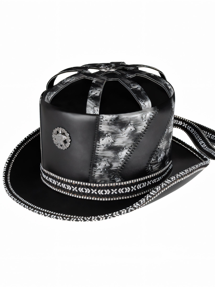 Стимпанк Шляпа c Лентой - фото 1 - rockbunker.ru