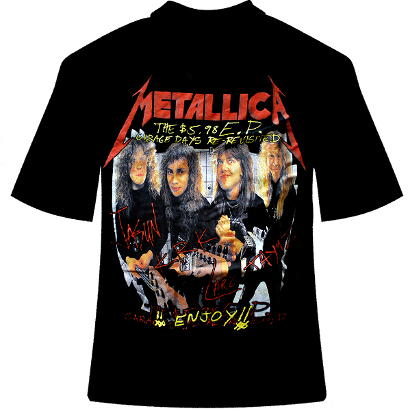 Футболка Metallica Enjoy - фото 1 - rockbunker.ru