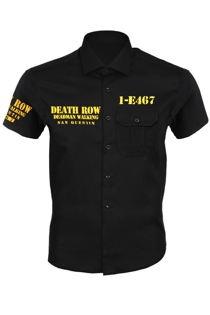 Рубашка с коротким рукавом Death Row - фото 1 - rockbunker.ru