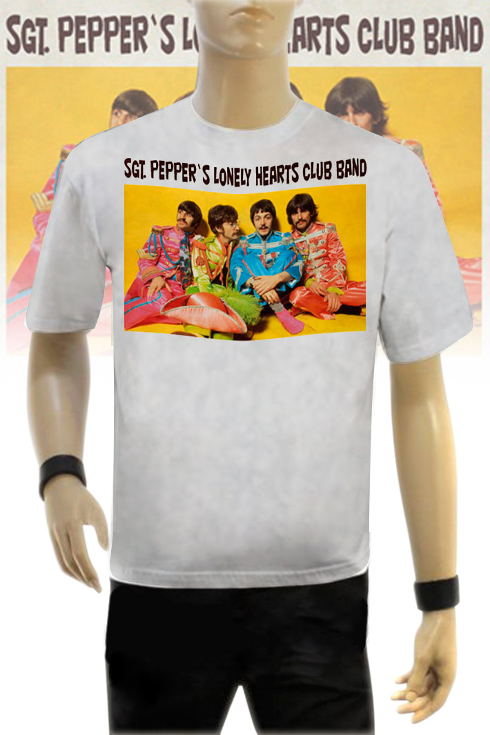 Футболка The Beatless Sgt. Peppers Lonely Hearts Club Band - фото 1 - rockbunker.ru