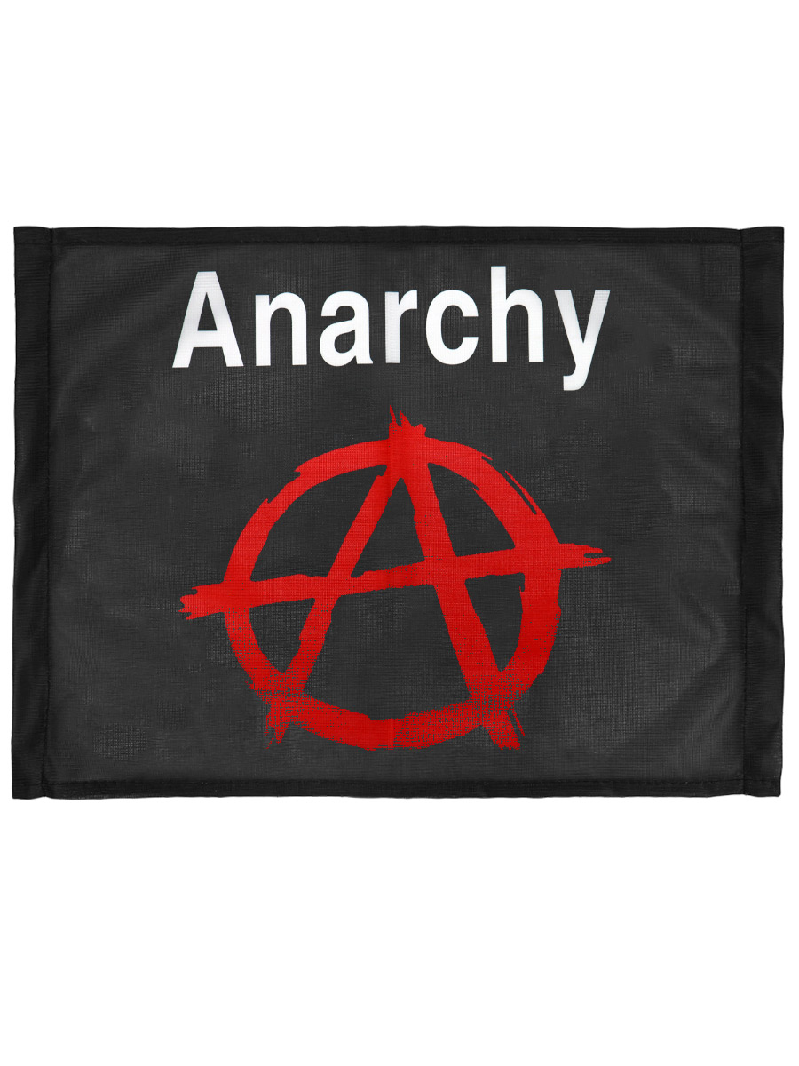Флаг автомобильный Anarchy - фото 2 - rockbunker.ru