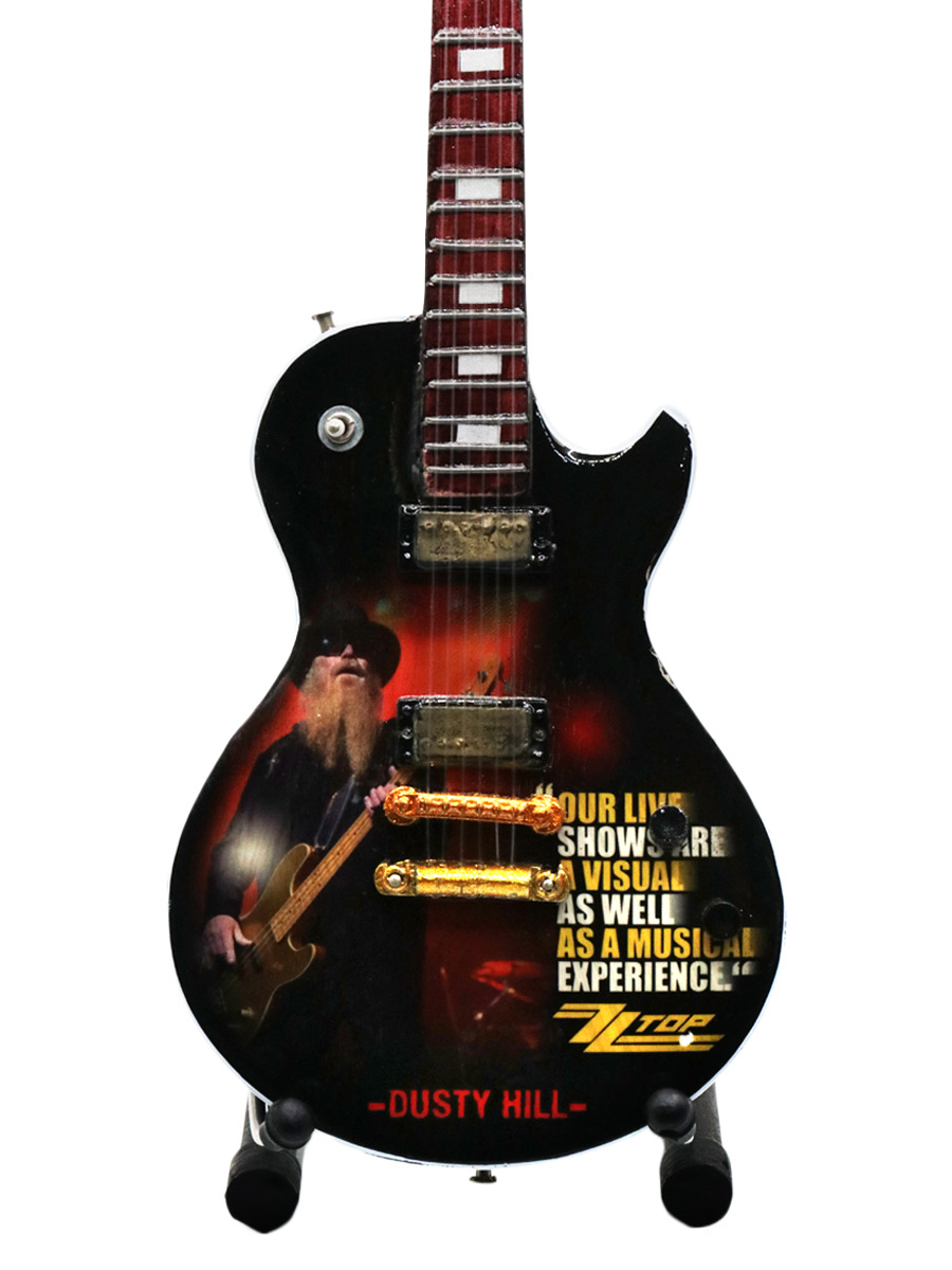 Сувенирная копия гитары ZZ Top Dusty Hill - фото 2 - rockbunker.ru