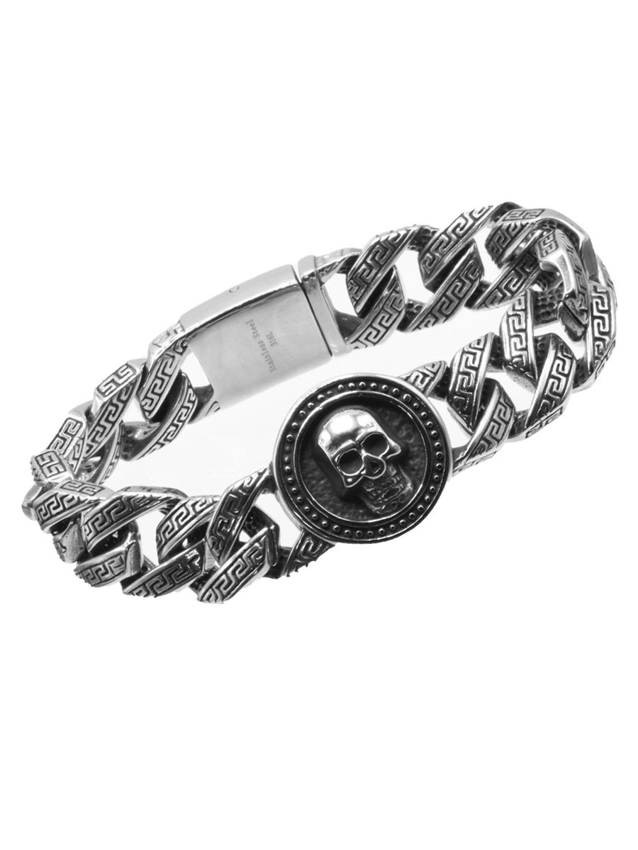 Браслет Череп - фото 1 - rockbunker.ru