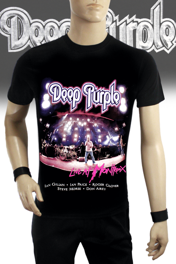 Футболка Hot Rock Deep Purple Live at montrem X - фото 1 - rockbunker.ru