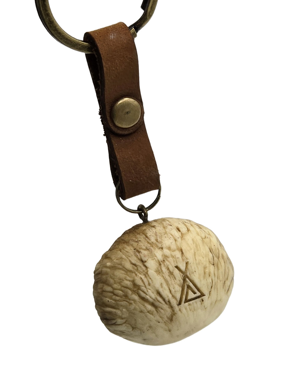 Брелок Голова Сыча - фото 2 - rockbunker.ru