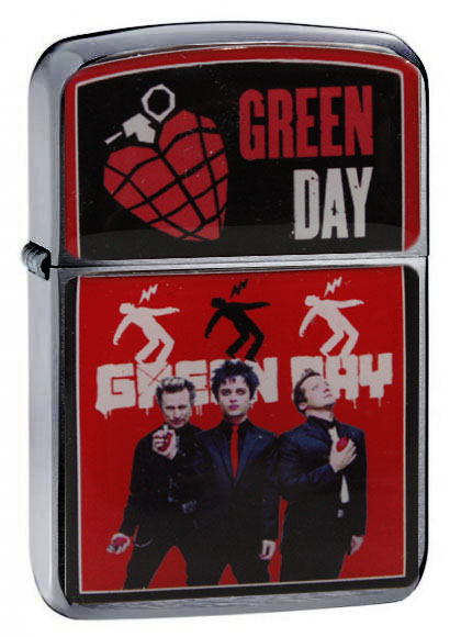 Зажигалка RockMerch Green Day - фото 1 - rockbunker.ru