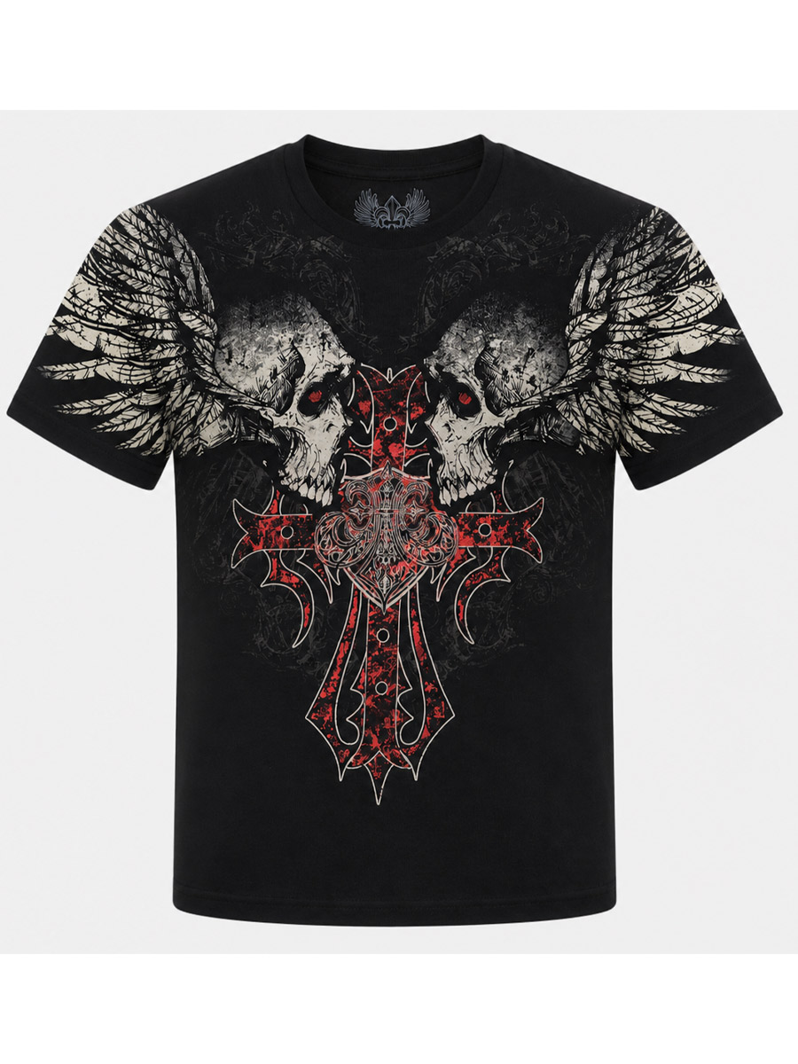 Футболка Xzavier Revisted Crosses - фото 1 - rockbunker.ru