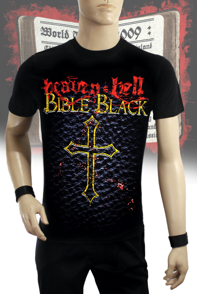 Футболка Heaven and Hell Bible black - фото 1 - rockbunker.ru