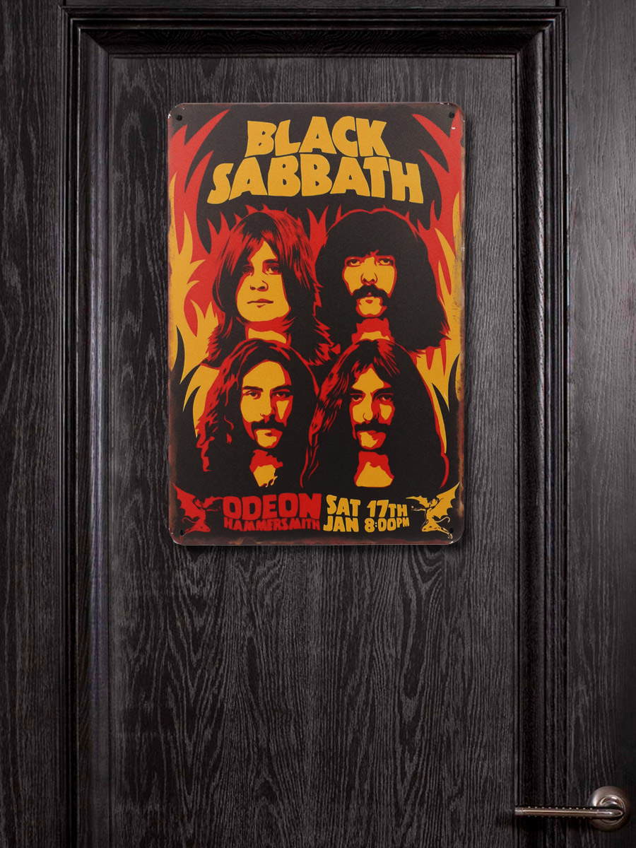 Табличка Black Sabbath - фото 3 - rockbunker.ru