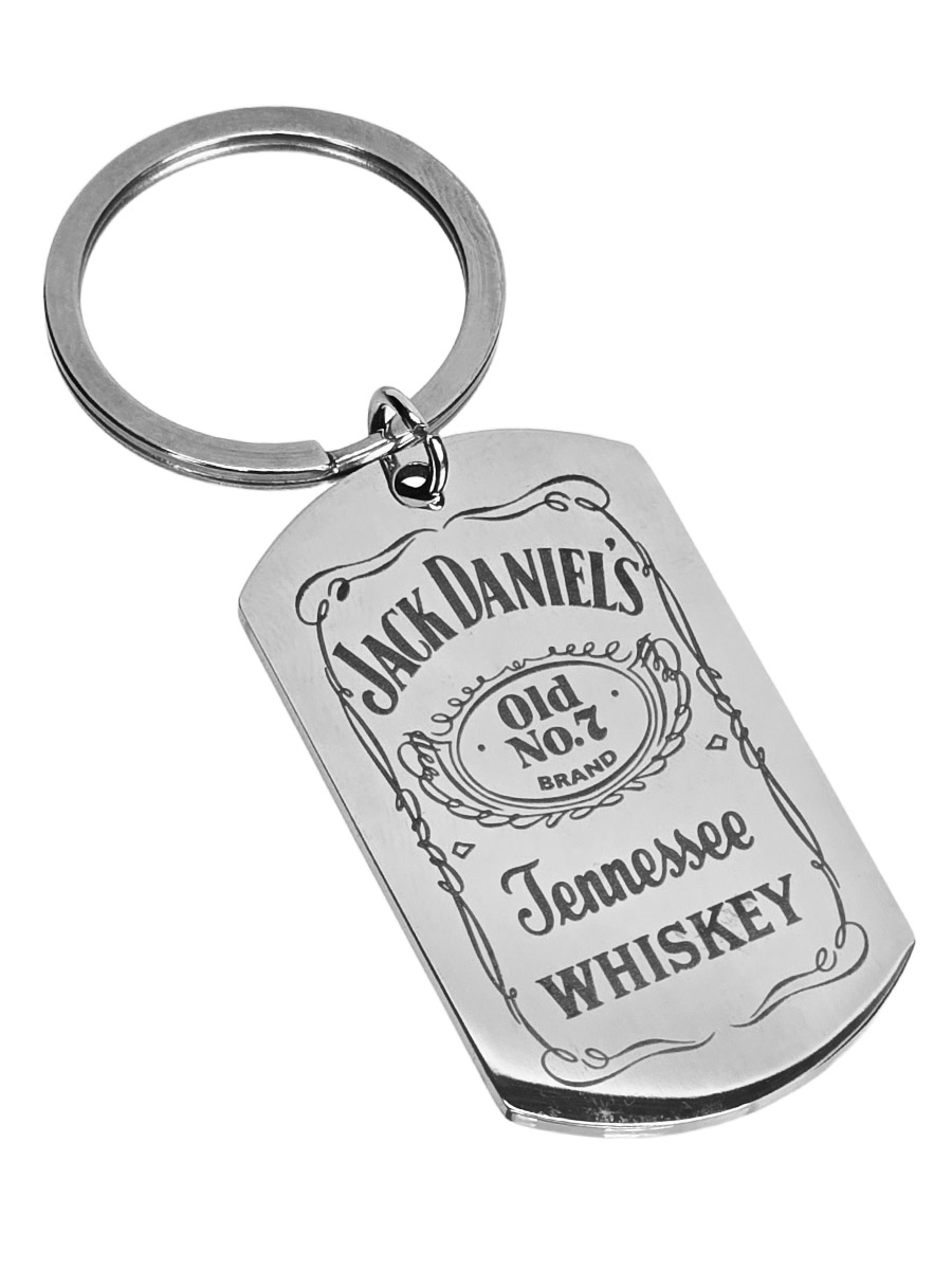 Брелок-жетон RockMerch с гравировкой Jack Daniels - фото 1 - rockbunker.ru