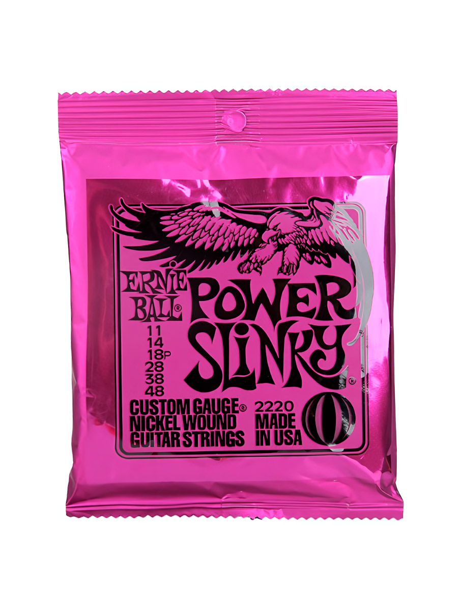 Струны для электрогитары  Ernie Ball  2220 Nickel Wound Slinky Power 11-48 - фото 1 - rockbunker.ru