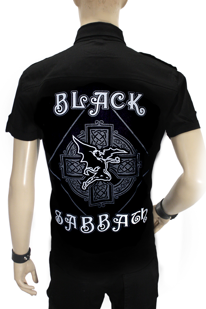 Рубашка с коротким рукавом Black Sabbath - фото 2 - rockbunker.ru