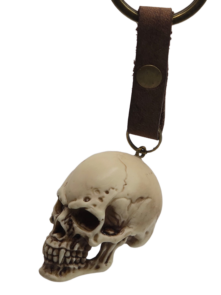 Брелок Череп Вампира - фото 2 - rockbunker.ru