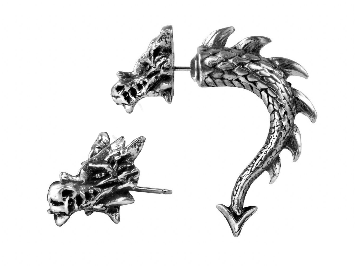 Серьга Alchemy Gothic E324 Tor Dragon - фото 1 - rockbunker.ru