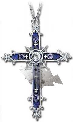 Кулон Alchemy Gothic P368 Vatican Cross - фото 1 - rockbunker.ru