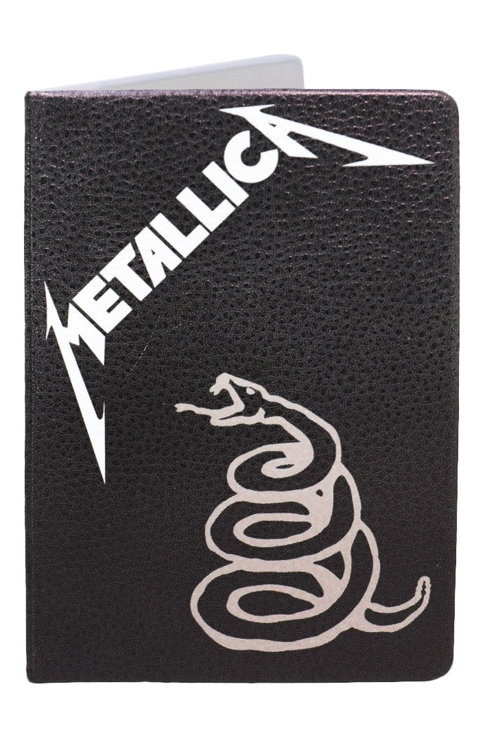 Обложка на паспорт RockMerch Metallica The Black Album - фото 1 - rockbunker.ru