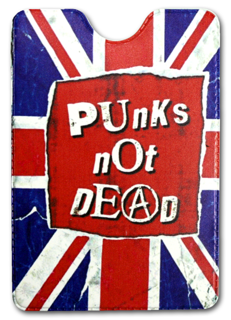 Обложка для проездного RockMerch Punks not Dead - фото 1 - rockbunker.ru